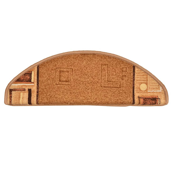 Selbstklebende Treppenmatten Beige 15er Set