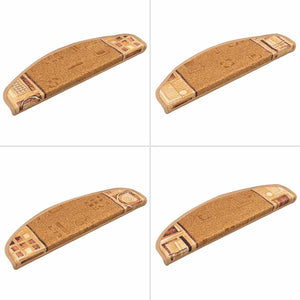 Selbstklebende Treppenmatten Beige 15er Set