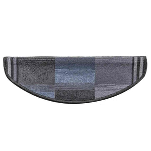 Selbstklebende Treppenmatten Schwarz/Grau, 15er Set