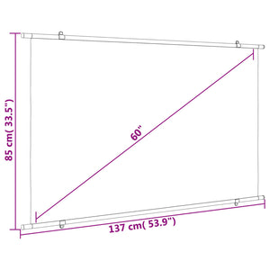 Beamer Leinwand 60 Zoll 16:9