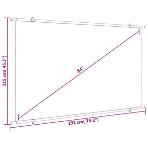 Beamer Leinwand 84 Zoll 16:9