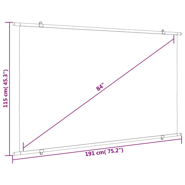 Beamer Leinwand 84 Zoll 16:9