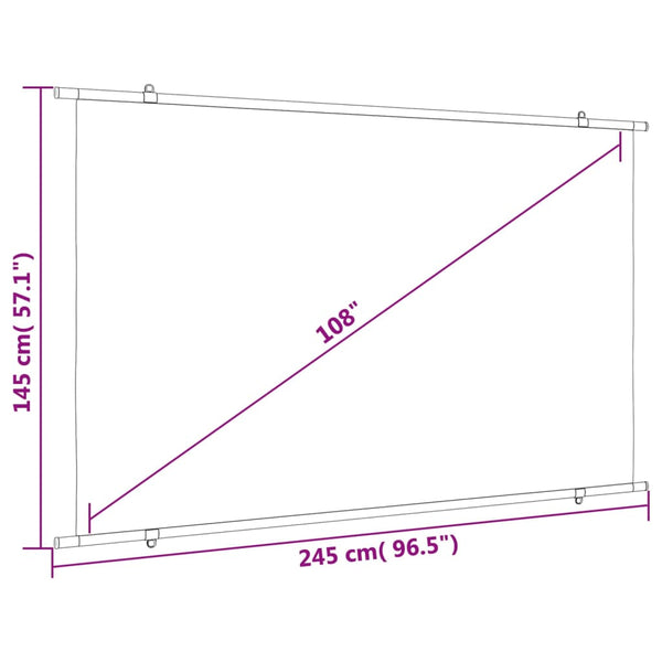 Beamer Leinwand 108 Zoll 16:9