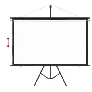 Beamer-Leinwand mit Stativ 72 Zoll