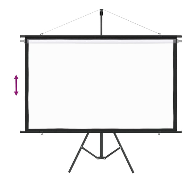 Beamer-Leinwand mit Stativ 72 Zoll