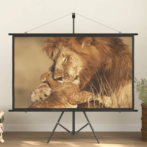 Beamer-Leinwand mit Stativ 72 Zoll