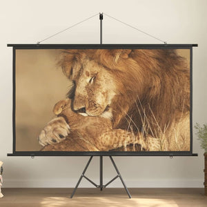 Beamer Leinwand mit Stativ 90 Zoll