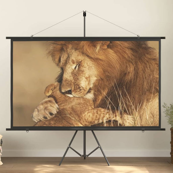 Beamer Leinwand mit Stativ 90 Zoll