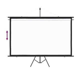 Beamer Leinwand mit Stativ 100 Zoll