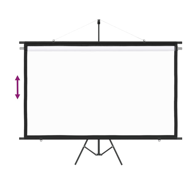 Beamer Leinwand mit Stativ 100 Zoll