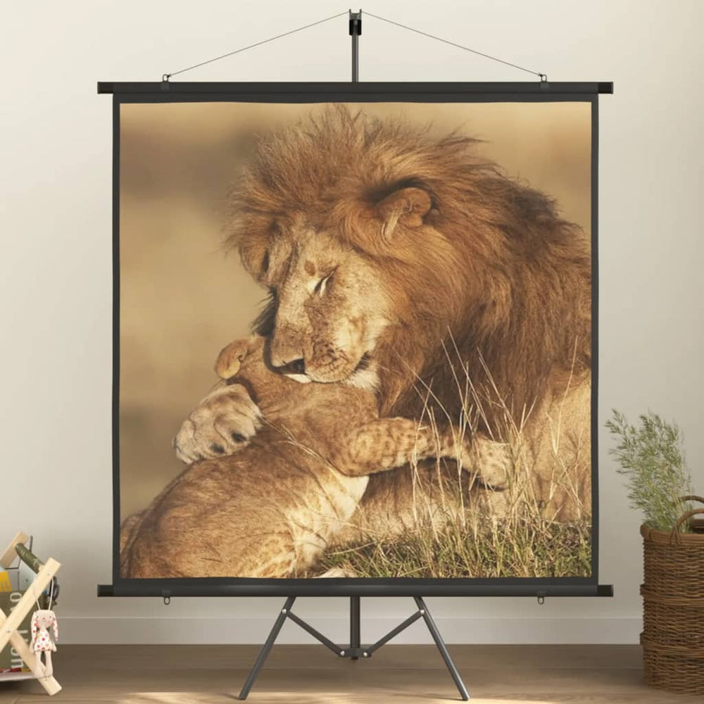 Beamer Leinwand mit Stativ 89 Zoll