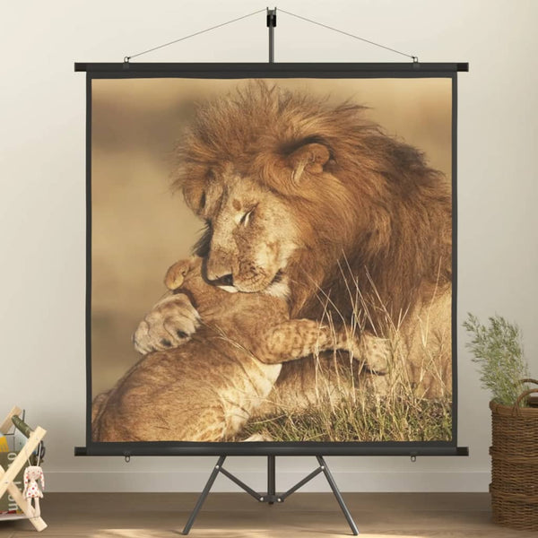 Beamer Leinwand mit Stativ 89 Zoll