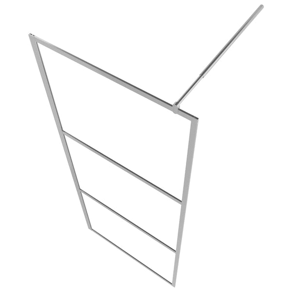 Begehbare Duschwand mit Halbmattiertem ESG-Glas 100x195cm