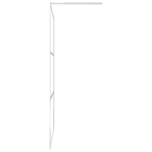Begehbare Duschwand mit Halbmattiertem ESG-Glas 115x195cm