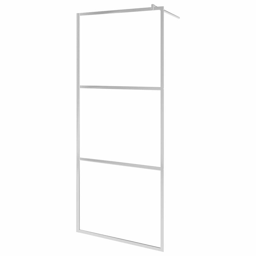 vidaXL Receveur de douche avec paroi en verre dépoli ESG 80x195 cm