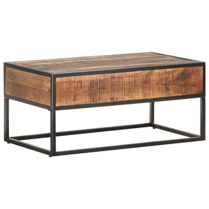 Couchtisch Akazie 90x50 cm mit Schubladen