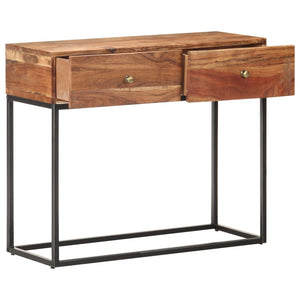 Konsolentisch Akazie 90cm mit Schubladen