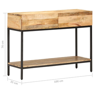 Massivholz Konsolentisch Mango 100cm