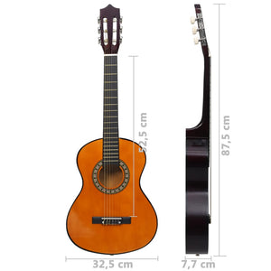 Klassikgitarre für Anfänger und Kinder mit Tasche 1/2 34"