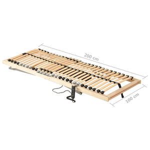 Elektrischer Lattenrost 70x200 cm, 28 Latten