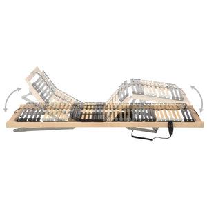 Elektrischer Lattenrost 80x200 cm, 42 Latten, 7 Zonen
