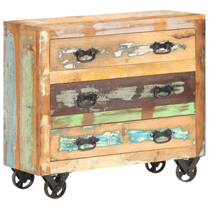 Sideboard aus massivem Altholz, 80 cm
