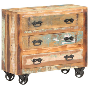 Sideboard aus massivem Altholz, 80 cm
