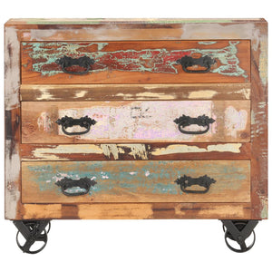 Sideboard aus massivem Altholz, 80 cm