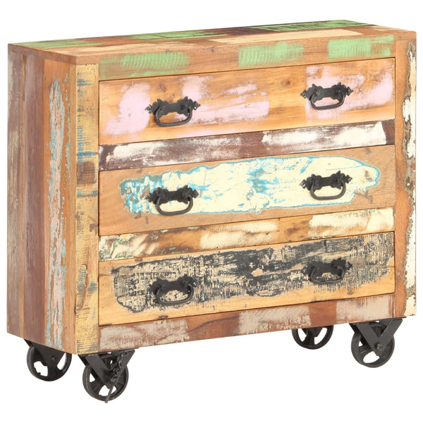 Sideboard aus massivem Altholz, 80 cm