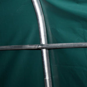 Weidezelt PVC 550 g/m² 3,3×6,4 m Dunkelgrün