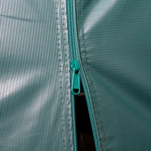 Weidezelt PVC 550 g/m² 3,3×16 m Dunkelgrün
