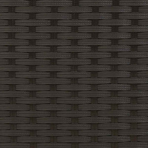 Stapelbare Gartenstühle 6 Stk. Poly Rattan Schwarz