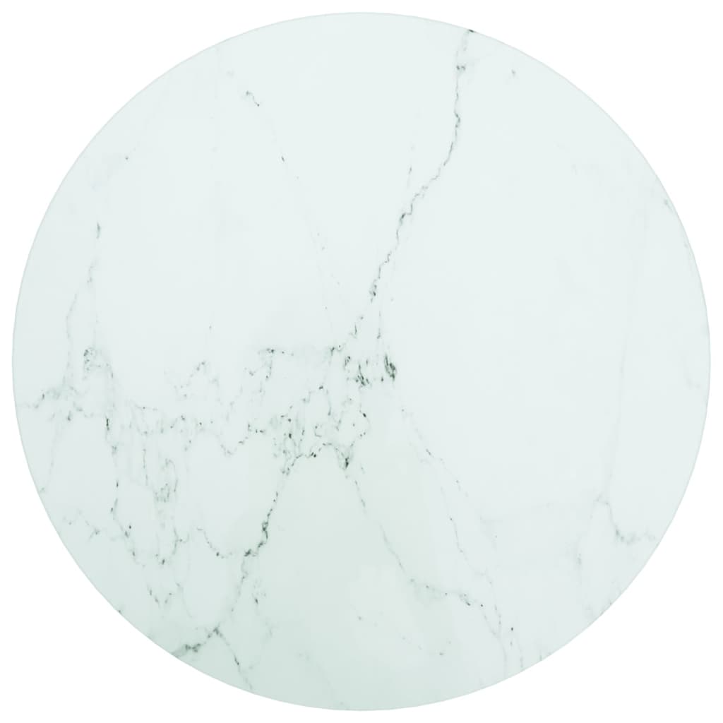 Tischplatte Hartglas Marmor Ø40cm