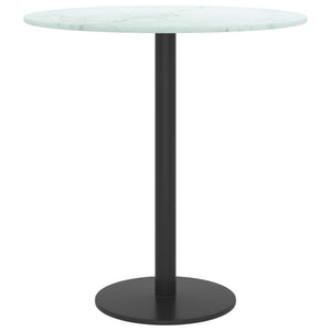 Tischplatte Hartglas Marmor Ø40cm