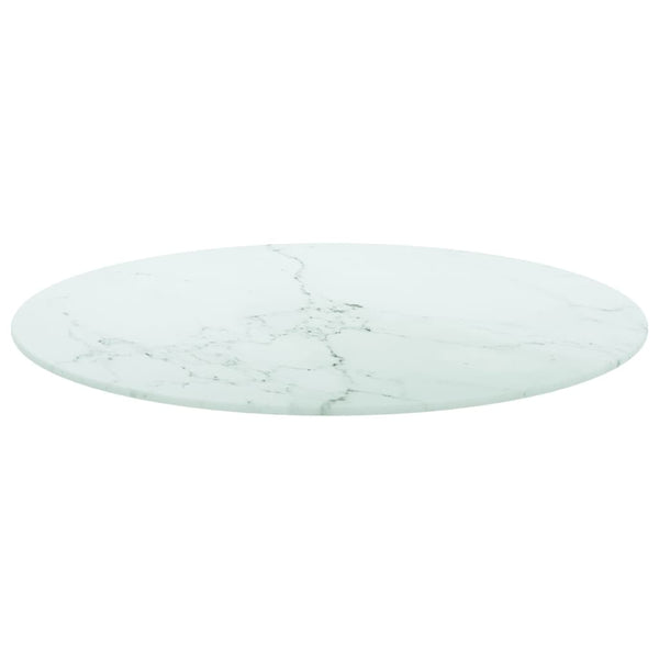 Tischplatte Hartglas Marmor Ø60cm