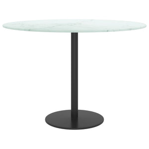 Tischplatte Hartglas Marmor Ø60cm