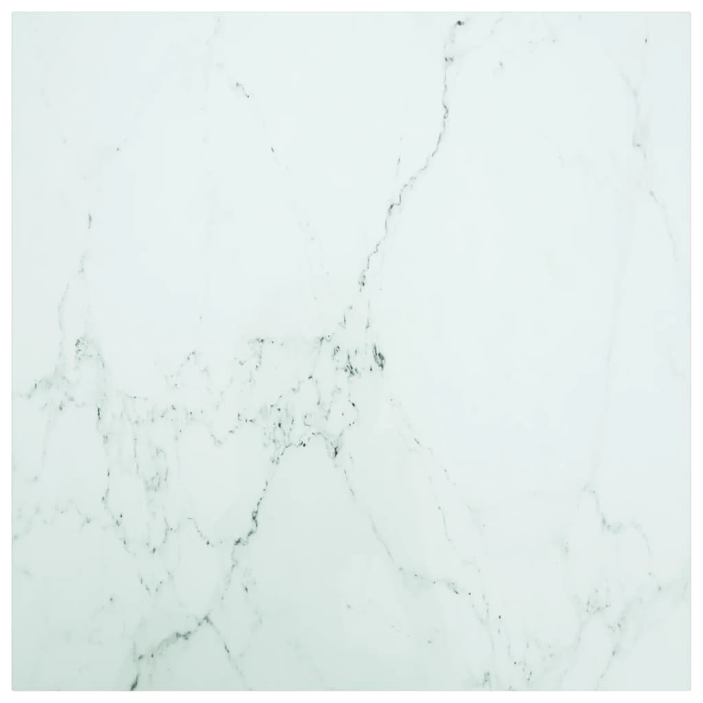Tischplatte 80x80 cm Marmoroptik