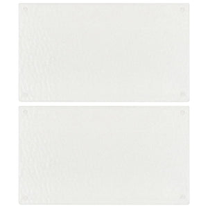 Glas Schneidebretter 2er Set – Blasenmuster