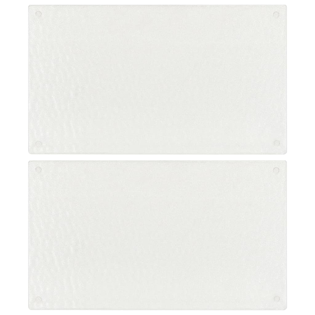 Glas Schneidebretter 2er Set – Blasenmuster