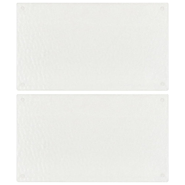 Glas Schneidebretter 2er Set – Blasenmuster