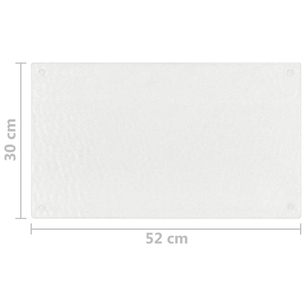 Glas Schneidebretter 2er Set – Blasenmuster
