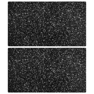 Granit Schneidebretter 2er Set Hartglas