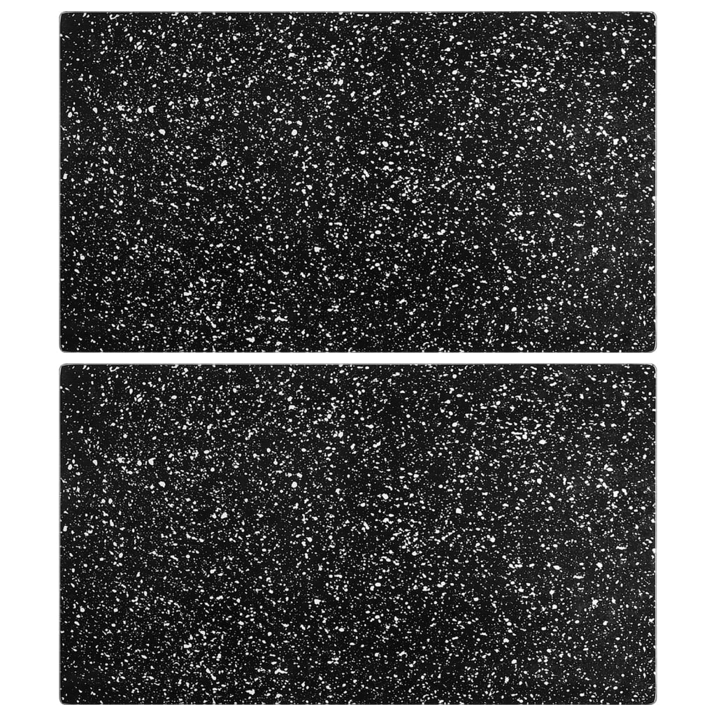 Granit Schneidebretter 2er Set Hartglas