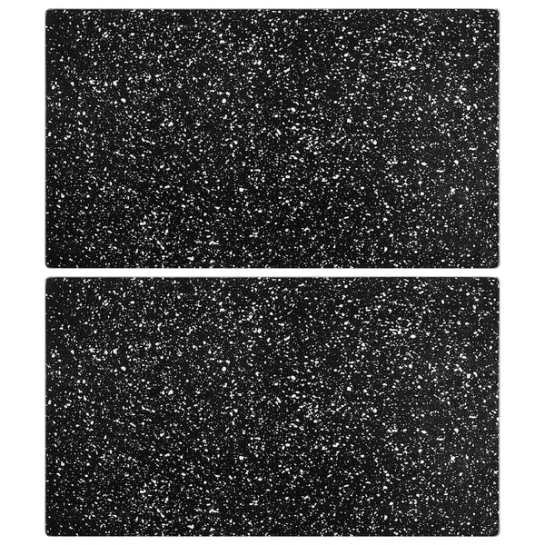 Granit Schneidebretter 2er Set Hartglas