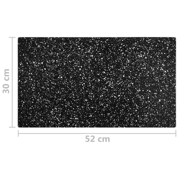 Granit Schneidebretter 2er Set Hartglas