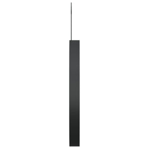 Hängespiegel mit Haken, Schwarz, 30cm