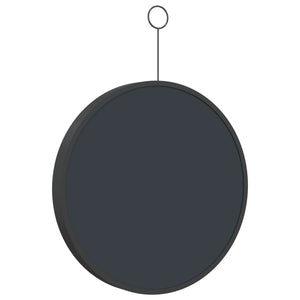 Hängespiegel mit Haken, Schwarz, 30cm