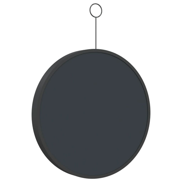 Hängespiegel mit Haken, Schwarz, 30cm