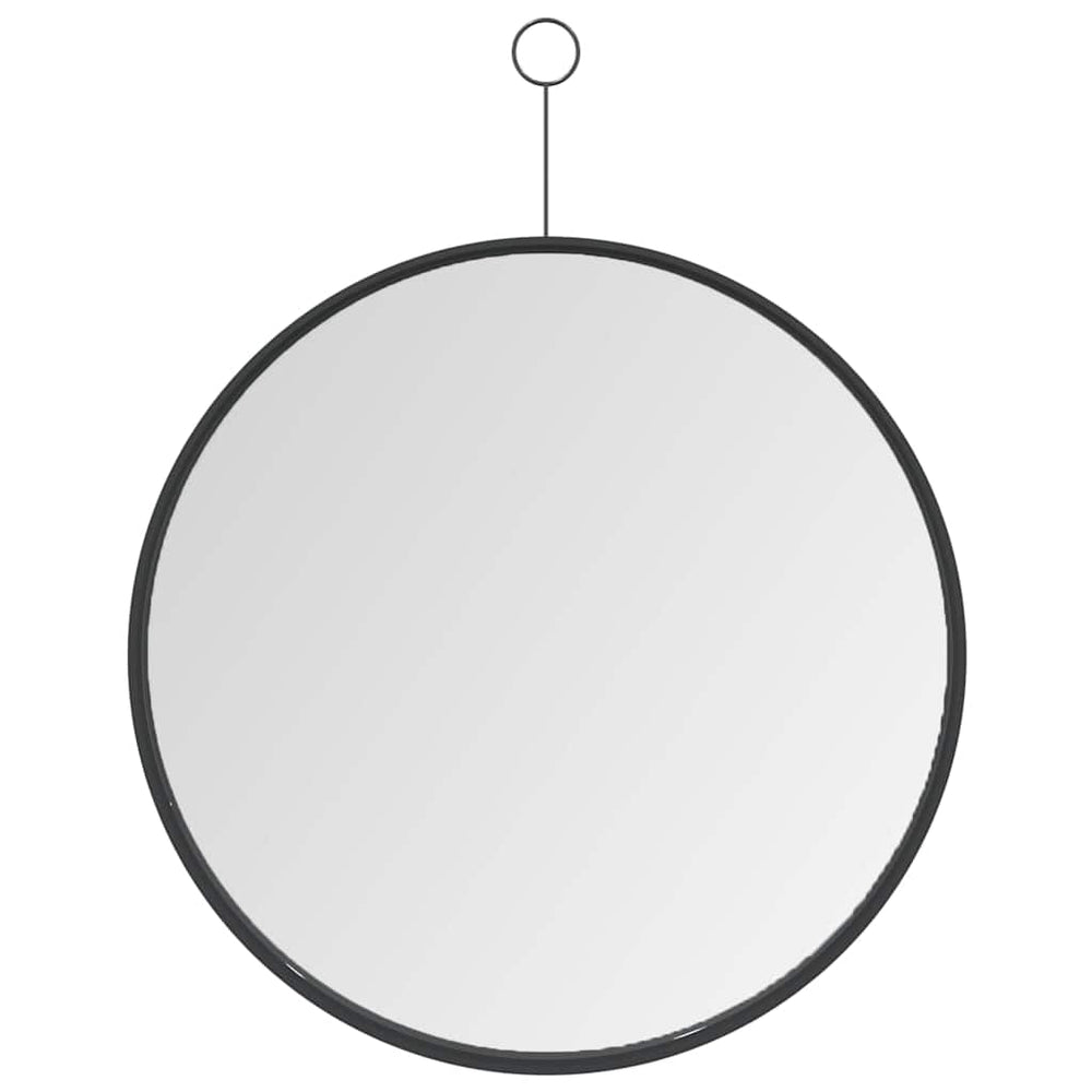 Hängespiegel Schwarz mit Haken 40cm