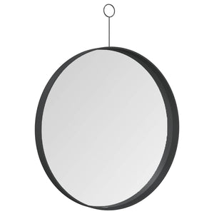Hängespiegel Schwarz mit Haken 40cm